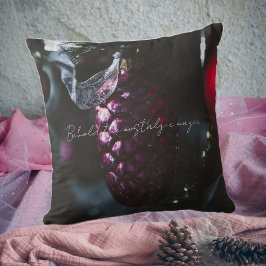 Mörk för glamorprydnadsföremål kudde