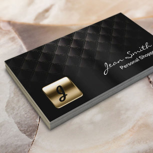 Mörk för Guld-emblem- för lyxvaror Visitkort