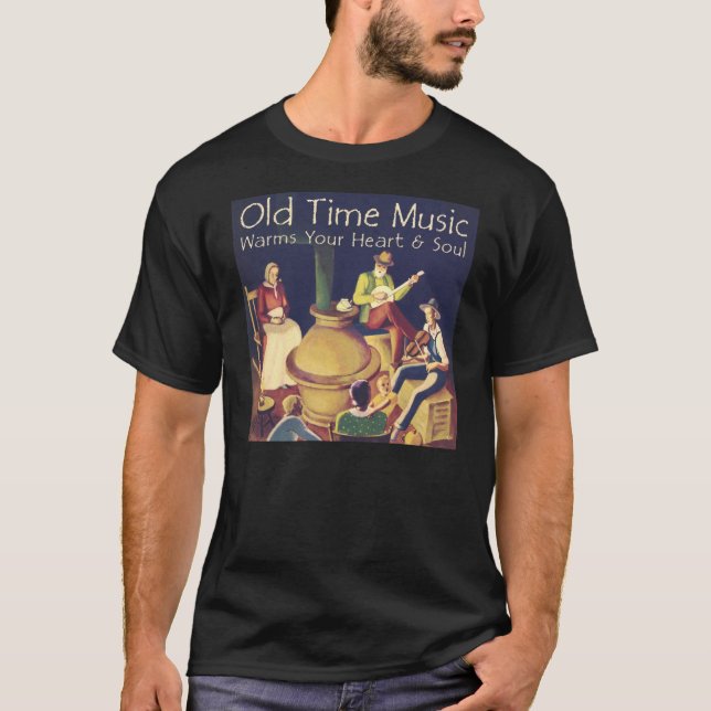 Mörk för kortärmad T-tröja för hjärta & Soulmanar T-shirt (Framsida)