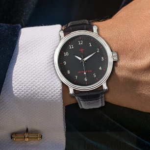 Mörk för luftfartygsleverantör armbandsur