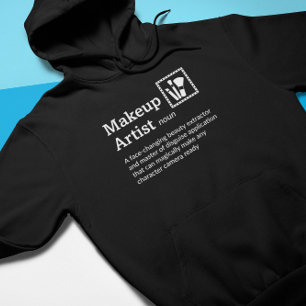 Mörk för Makeup-konstnärsdefinition - Filmbesättni Hoodie