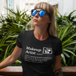 Mörk för Makeup-konstnärsdefinition - Filmbesättni T Shirt