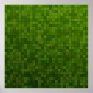 Mörk för mörk grönt grönt poster