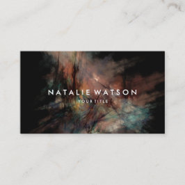 Mörk för Professionell av abstrakt Oljemålning Visitkort