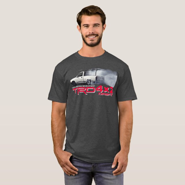 Mörk för Toyota Tacoma 4x2 TRD drivaupplaga T-shirt (Hel framsida)