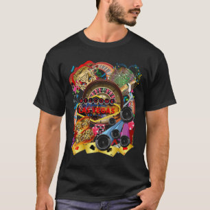 Mörk för Vegas partymanar som all stilar beskåd T Shirt