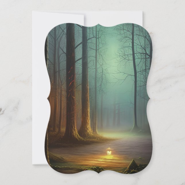 Mörk Forest Anteckningskort (Framsida)