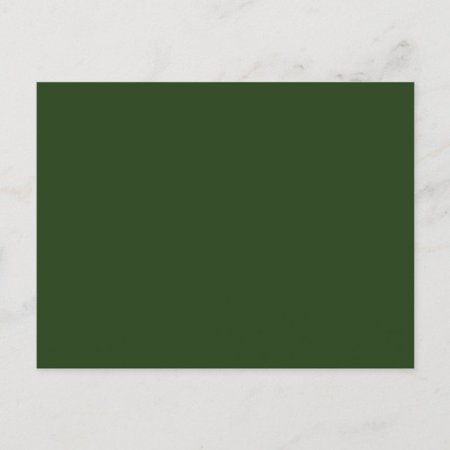 Mörk Forest Grönt-vykort Vykort (Framsida)