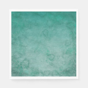 Mörk Forest Grönt Watercolor Textured Pappersservett