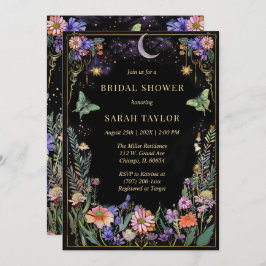 Mörk Forest Inbjudningskort för möhippan