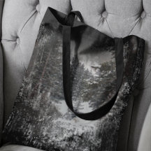 Mörk Forest | Snowy Forest Tote Bag