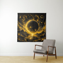 Mörk Förmörkelse med Guldtråd — Kosmisk Fantasy