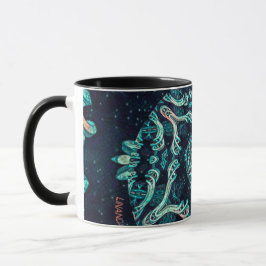 Mörk fractal elegance Spiral Mugg