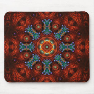 Mörk  Fractal Mandala Mousepad Musmatta