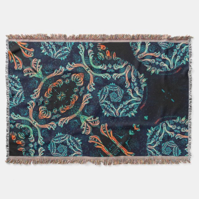 Mörk frakttal elegans filt (Framsidan)