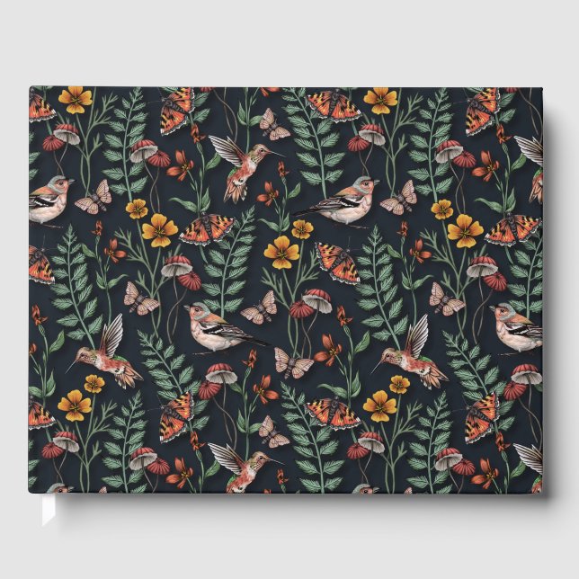 Mörk Garden Birds & Butterflies Gästböcker (Framsida)