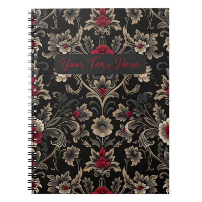 Mörk Garden Personlig Anteckningsbok (Framsidan)