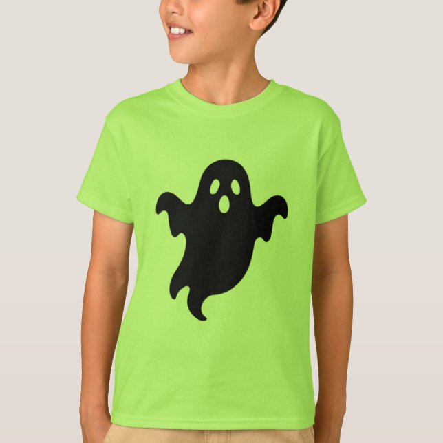 Mörk Ghost T Shirt (Framsida)