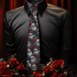 Mörk God Julafton Döskallars Manar Gothmas Slips<br><div class="desc">Utforska din mörk och gör en påstående i julas med vår Manar i Gothic Santa Döskallars. Denna speciella goda designtid är perfekt för kontor party, sammankomster med vänner, eller borde vi säga "vänner". Visa upp ditt unika stil vid en god jul bröllop, skapar det som ett perfekt tillbehör för marskalkar....</div>