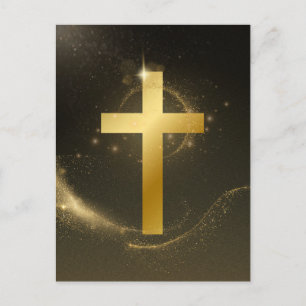 Mörk Golden gnistra Kristus Kor Helg Vykort