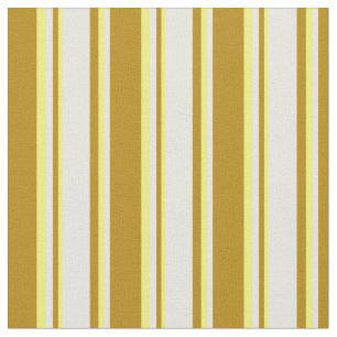 Mörk Goldenrod, Beige & Gult Färgad Mönster Tyg