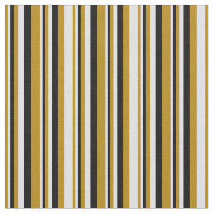 Mörk Goldenrod, Lavender & Black Färgad Mönster Tyg