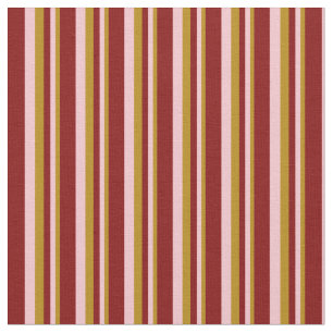 Mörk Goldenrod, Rosa & Maron Färgad Mönster Tyg