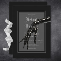 Mörk Gothic Black Sequin Hand Möhippa Brunch