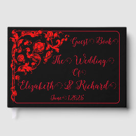 Mörk Gothic Bröllop Gästböcker