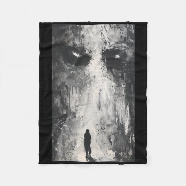 Mörk Gothic Demon Väg Horror Art Evil Grunge Goth Fleecefilt (Framsidan)
