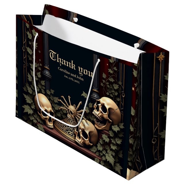 Mörk Gothic Elegance. Stark arkway (Framsidan Vinklad)