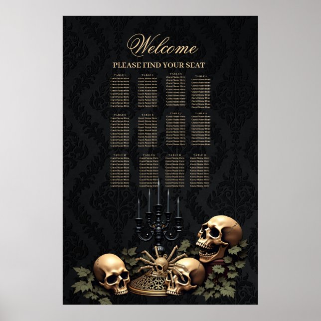 Mörk Gothic Elegance. Stark arkway Poster (Framsidan)