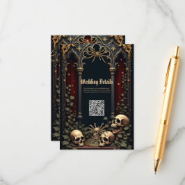 Mörk Gothic Elegance. Stark arkway Tilläggskort