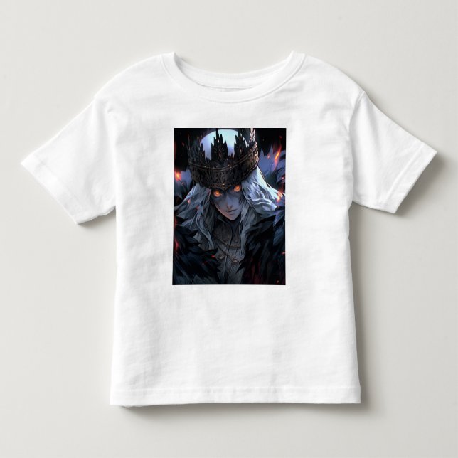 Mörk Gothic Fantasy Anime T Shirt (Framsida)