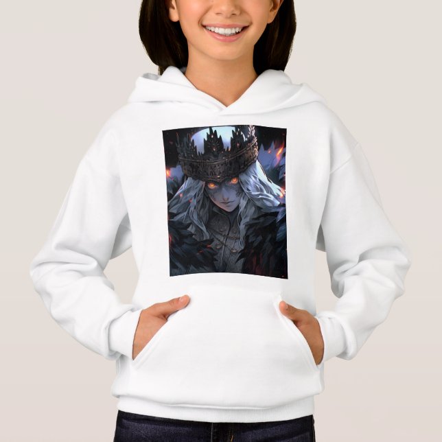Mörk Gothic Fantasy Anime T Shirt (Framsida)