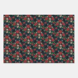 Mörk Gothic Grungy Ro Vines Raven Skull