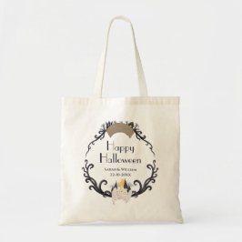 Mörk Gothic Halloween Bröllop Gift Tygkasse