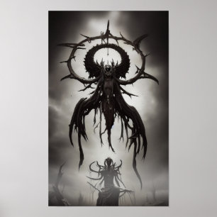 Mörk Gothic Horror Art: Mörk Omen Poster