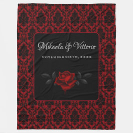 Mörk Gothic Ro Bröllop Fleecefilt