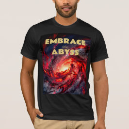 Mörk gothisk kosmisk skräck röd galax rymd t shirt