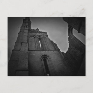 Mörk gothruins souvenir-vykort vykort