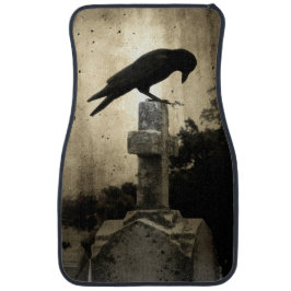 Mörk - gotik-Kråka Bilmatta