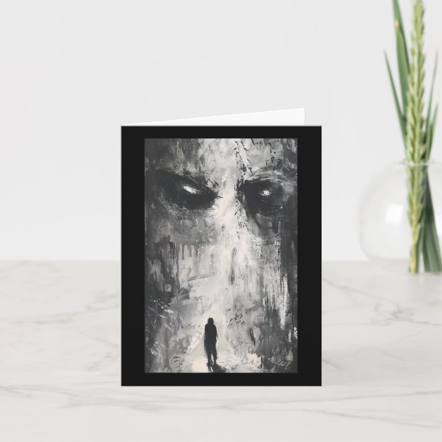 Mörk gotisk demon bana skräck konst ond grunge got kort (Framsida)