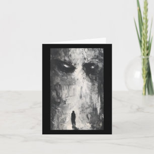 Mörk gotisk demon bana skräck konst ond grunge got kort