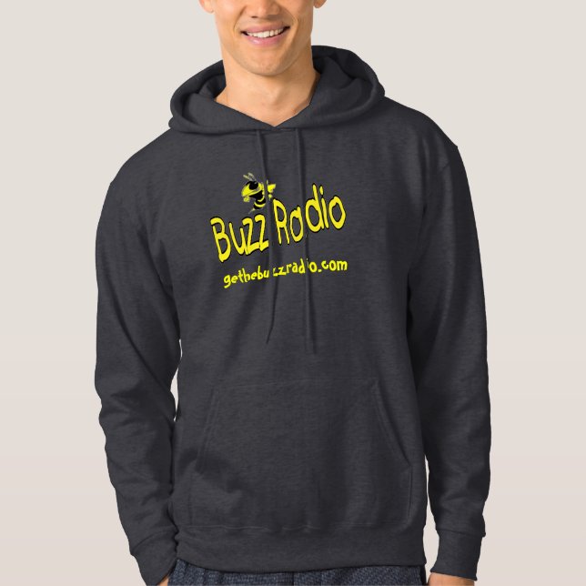 Mörk grå färgHoodie Sweatshirt Med Luva (Framsida)