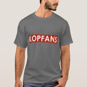 Mörk grå färgKopfans T-tröja T Shirt