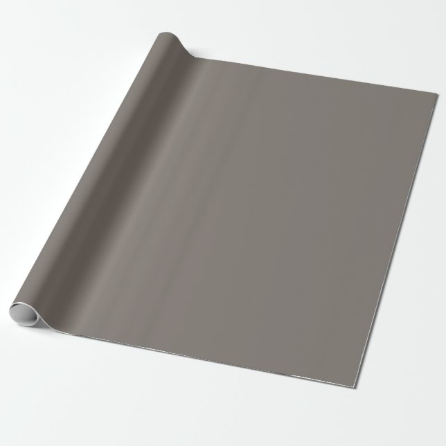 Mörk gråaktig grå pop av färg presentpapper (Utrullad)
