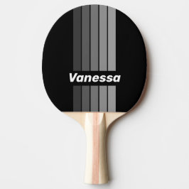 Mörk Gradient Regnbåge Pin Randig med Namn Pingisracket