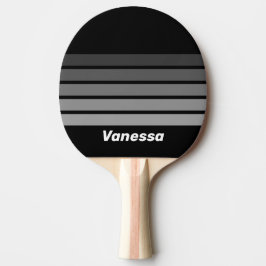 Mörk Gradient Regnbåge Tvärs Streckning med Namn Pingisracket