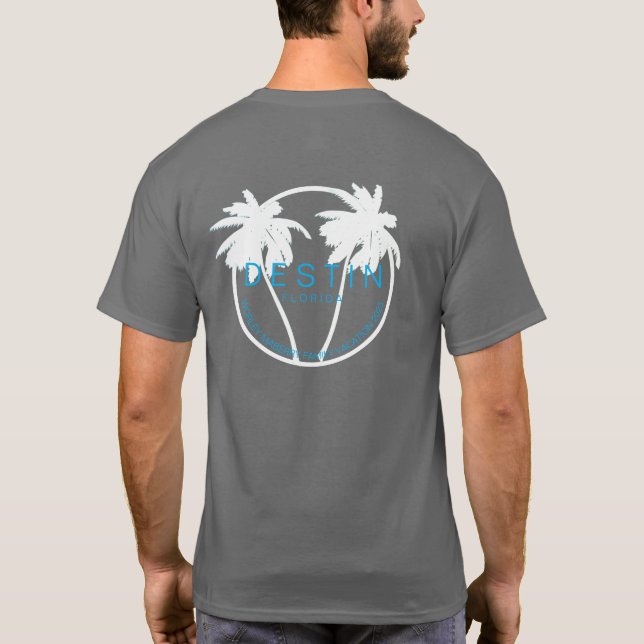 Mörk Grått 2023 Family Vacation T-Shirt (Baksida)